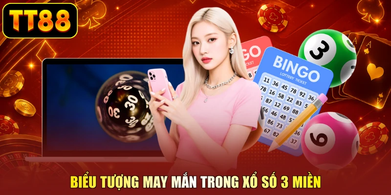 Biểu tượng may mắn trong xổ số 3 miền