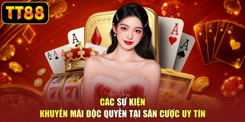 Các sự kiện khuyến mãi độc quyền tại sân cược uy tín