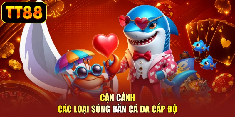 Cận cảnh các loại súng bắn cá đa cấp độ