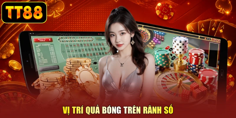 Vị trí quả bóng trên rãnh số